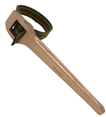 Wrench,Belt Pipe, BE129B-1002, Be-Cu, 300mm, WEDO, Non-Sparking