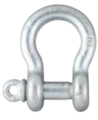 Ma Ní Omega Chữ D Chốt Bulong (BC) KP-2010, 1/2", Tải Trọng 2 Tấn, Omega Chốt Vặn Ren, HS 6:1, KBC, Korea