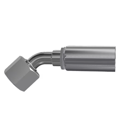 10C46-12-8, Parker, DIN Hose fitting, 46 series Parkrimp No skive 45 deg