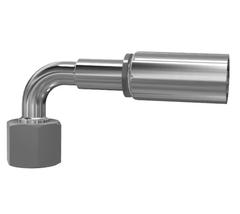 11C46-12-8, Parker, DIN Hose fitting, 46 series Parkrimp No skive 90 deg