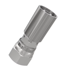 16846-10-8, Parker, JIC Hose fitting, 46 series Parkrimp No skive straight