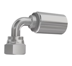 13W46-8-6, Parker, JIC Hose fitting, 46 series Parkrimp No skive straight