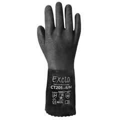 Găng Tay Nitrile Chống Dầu Hóa Chất Excia CT205 (Nhiều Size: M (8), L (9), XL (10); Dài 300mm; Dày 1.15mm)