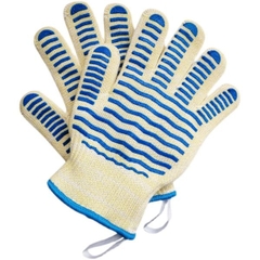 Găng Tay Aramid Silicone Chống Trượt Chịu Nhiệt 500°C, Dài 26cm Và 34cm