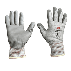 Găng Tay Chống Cắt 3M, Cấp Độ 3, Xám Trắng (Size L), MOQ = 2,000 Đôi