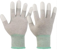 Găng Tay Chống Tĩnh Điện Sợi Carbon Phủ PU Ngón