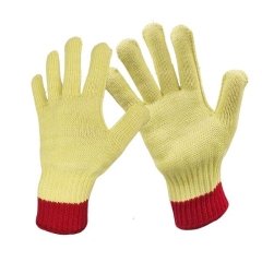 Găng Tay Aramid Chống Cắt Chịu Nhiệt 100°C, Dài 23cm Và 25cm