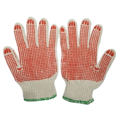 Găng Tay Ngày Phủ Hạt Nhựa Cam, Kim 7, 70g, 100 x 200mm