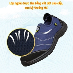 Giày Bảo Hộ Safety Jogger YUKON S1P, Cỡ 35 Đến 48, Gồm Màu Đen Và Xanh Dương
