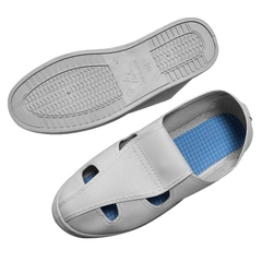 Giày Phòng Sạch Simili 4 Lỗ Chống Tĩnh Điện ESD (Nhiều Size: 36 Tới 44)