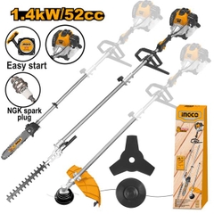 Máy Cắt Tỉa Hàng Rào Đa Năng Dùng Xăng 4 Trong 1 INGCO