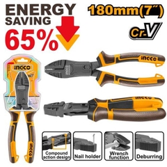 Kìm Răng Trợ Lực Cao Cấp 7 Inch/180mm Ingco