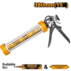 Súng Bơm Silicon Ống Nhôm 15 Inch/380mm Ingco