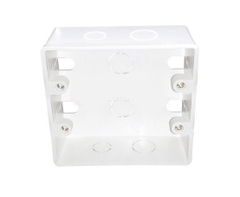 Hộp Nhựa Âm Tường Dùng Cho Mặt Đôi MPE A157N2, 106x110x40mm, 75 Cái/Thùng