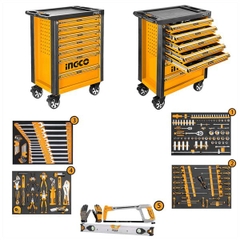 Bộ 162 Công Cụ Trong Tủ Kéo 4 Ngăn Ingco