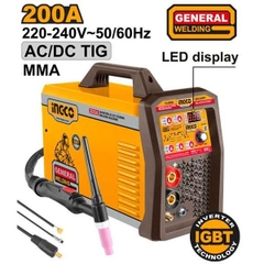 Máy Hàn Điện Từ AC/DC TIG/MMA 200A INGCO