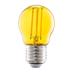 LED Bulb Filament Màu Vàng 2.5W 2100K MPE FLM-3YL, 45 x 78mm, 1 Cái/Hộp, 100 Cái/Thùng