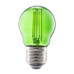 LED Bulb Filament Màu Xanh Lá 2.5W 6100K MPE FLM-3GR, 45 x 78mm, 1 Cái/Hộp, 100 Cái/Thùng