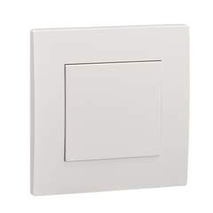 Mặt Che Trơn Đơn Vivace Schneider KB30_WE, 86x86mm, Màu Trắng, 15 Cái / Hộp, 150 Cái / Thùng