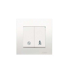 Bộ Công Tắc “Không Làm Phiền”, “Xin Dọn Phòng” Vivace Schneider KB32SDC_WE_G19, 86x86mm, Màu Trắng, 8 Cái / Hộp, 80 Cái / Thùng