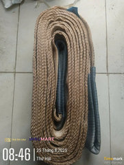 Cáp Vải Dẹt 2 Đầu Mắt (Web Sling Eye To Eye) Webster (Korea) Industries, Bản Rộng 150mm, Tải Trọng 6 Tấn, Dài 8m