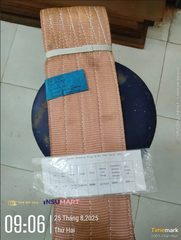 Cáp Vải Dẹt 2 Đầu Mắt (Web Sling Eye To Eye) Webster (Korea) Industries, Bản Rộng 150mm, Tải Trọng 4.8 Tấn, Dài 2m
