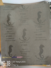 Giấy Nhám Tờ P1500, Khổ A4, 28x23cm