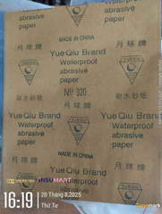Giấy Nhám Tờ P320, Khổ A4, 28x23cm