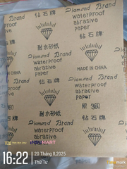 Giấy Nhám Tờ P360, Khổ A4, 28x23cm