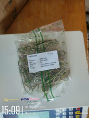 Chốt Chẻ R, Xi Mạ Vàng, D2.32 x 56mm