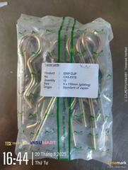 Chốt Chẻ R Xi Mạ Vàng, 5 x 110mm