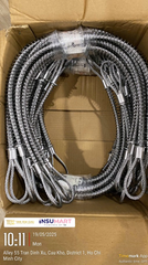 Dây Neo Cáp Thép Carbon Mạ Kẽm Whipcheck, 3 x 515mm ( 1/8" x 20 1/4" )