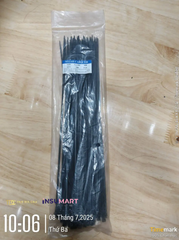 Dây Rút Nhựa Generic, 5×300mm, Màu Đen, 100 Cái / Bịch