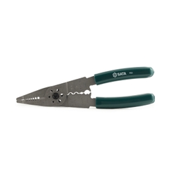 Kìm Tuốt-Cắt Dây Mũi Thẳng , Tay Cầm Nhựa SATA 97521