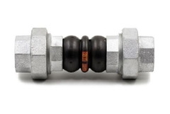 Khớp Nối Mềm Cao Su Ren DGV DG1113, DN15 Đến DN50, 21mm Đến 60mm, Bạc