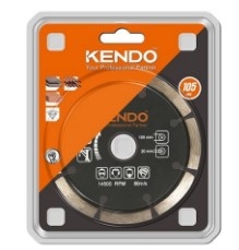 105×20/16mm Đĩa Cắt Kim Cương Vành Phân Đoạn Kendo 61111012, 50 Cái / Hộp, 100 Cái / Thùng