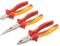 Bộ Kìm Cách Điện 1000V 3 Cái Điện Cắt Nhọn Kendo 85134, 5 Cái / Hộp, 20 Cái / Thùng