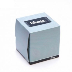 Giấy Lụa Hộp Vuông Kimberly Clark Kleenex Facial Tissue Cubic 93000, 19.3x21.2cm, 60 Tờ/Hộp, 48 Hộp/Thùng
