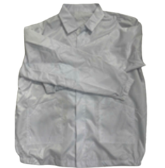 Áo Khoác Jacket Cổ Hình V Có 2 Túi 2 Bên, Cỡ S Đến 3XL, Trắng