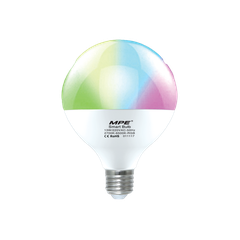 Bóng Đèn LED Thông Minh Điều Khiển WiFi 13W 1200Lm 2700-6500K MPE LB-13/SC, 95×135mm, 1 Cái/Hộp, 10 Cái/Thùng