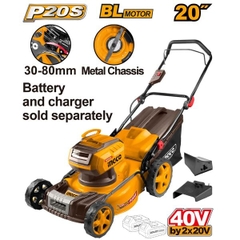Máy Cắt Cỏ Xe Đẩy 510mm Dùng Pin 2x20v INGCO