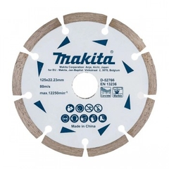 125x22.23mm Lưỡi Cắt Kim Cương Phân Đoạn Cho Đá Cẩm Thạch Makita D-52766