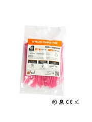 Dây Rút Nhựa Bee AUTO, Mã MHD Series, Bản Rộng 3-8mm, Chiều Dài 100-500mm, Màu Hồng, 100 Sợi/Bịch