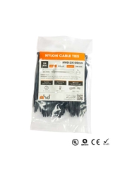 Dây Rút Nhựa Bee AUTO, Mã MHD Series, Bản Rộng 3-8mm, Chiều Dài 100-500mm, Màu Đen, 100 Sợi/Bịch