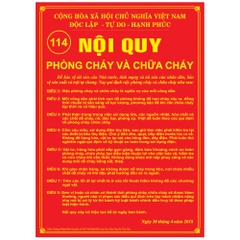 Bảng Nội Qui, 42x35cm