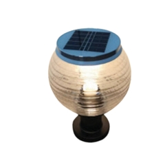 Đèn Năng Lượng Mặt Trời Sân Vườn Vàng 3000K Nanoco NTZ06200, 200 x 200 x 270mm, Đen
