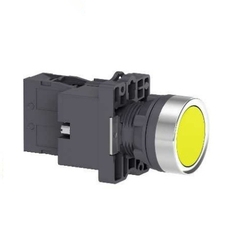 Nút Nhấn Có Đèn Báo 24V AC/DC Schneider XA2EW35B1, 22 mm, Vàng, 10 Cái / Hộp