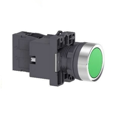 Nút Nhấn Có Đèn Báo 24V AC/DC Schneider XA2EW33B1, 22 mm, Xanh Lá, 10 Cái / Hộp