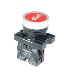 Nút Nhấn Nhả Có Ký Hiệu Schneider XA2EA4342, 22 mm, Đỏ, 10 Cái / Hộp