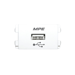 Ổ Cắm Sạc USB DC 5V-2.1A MPE A6USB, 6 Cái/Hộp 324 Cái/Thùng